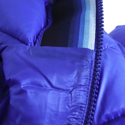 MONCLER AVRIEUX GIUBBOTTO Hooded Nylon Jacket Blue Size 0