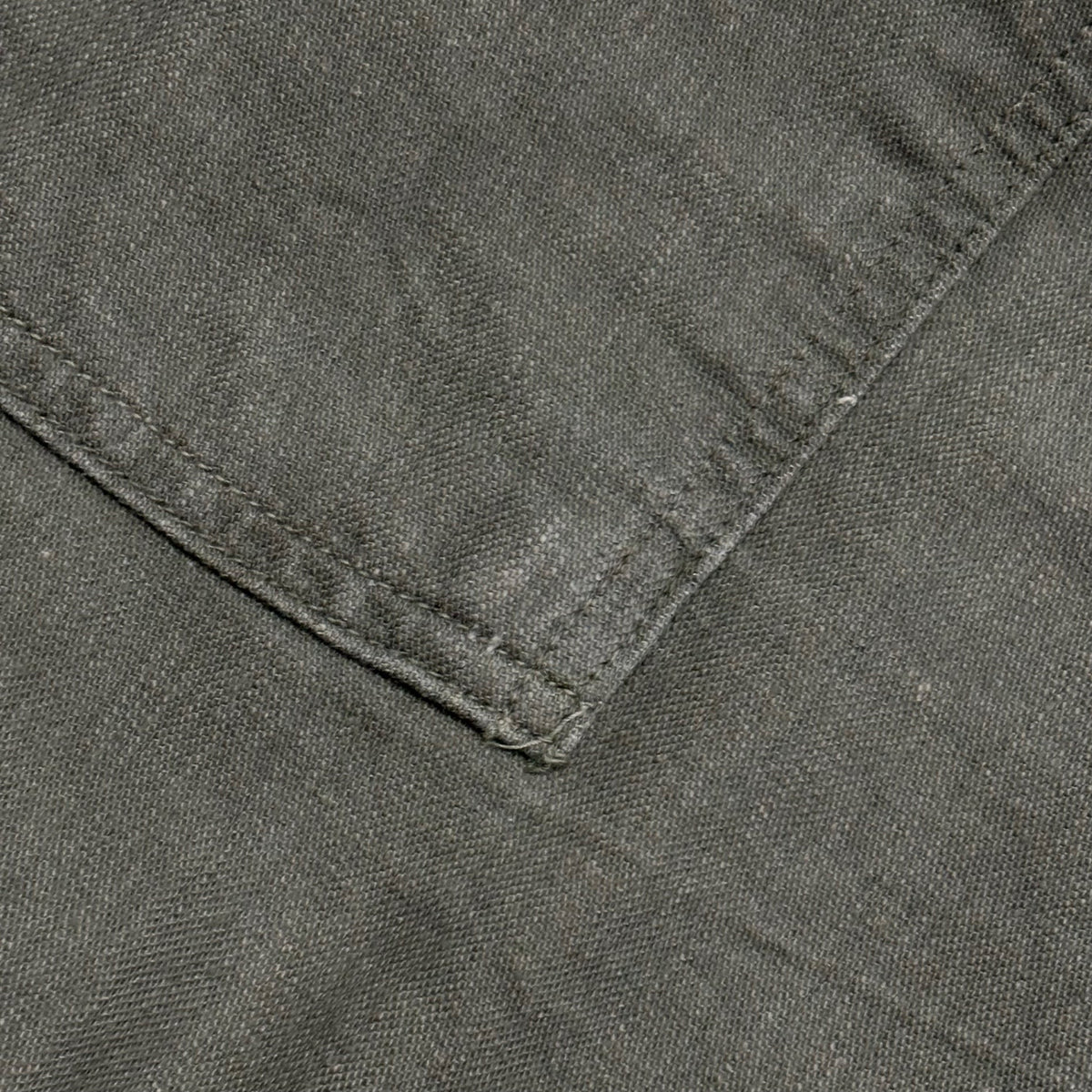 US ARMY 70s Vintage OG-107 Cotton Sateen Pants Olive Size 32×29
