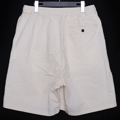 SUS-SOUS 25SS Organic Cotton Silk Nep Shorts White Size 9