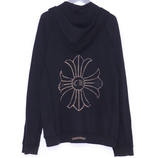 CHROME HEARTS Old CH Plus Dagger Zip Hoodie Black Size L