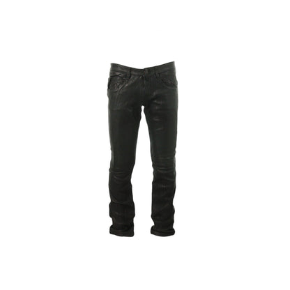 JEAN'S PAUL GAULTIER Black Sheepskin Casual Pants Size 48