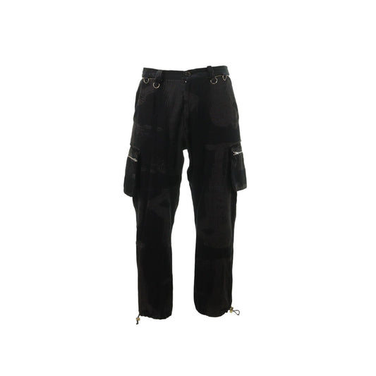 UNDERCOVER 2003 S/S Black Rayon Pants Size M