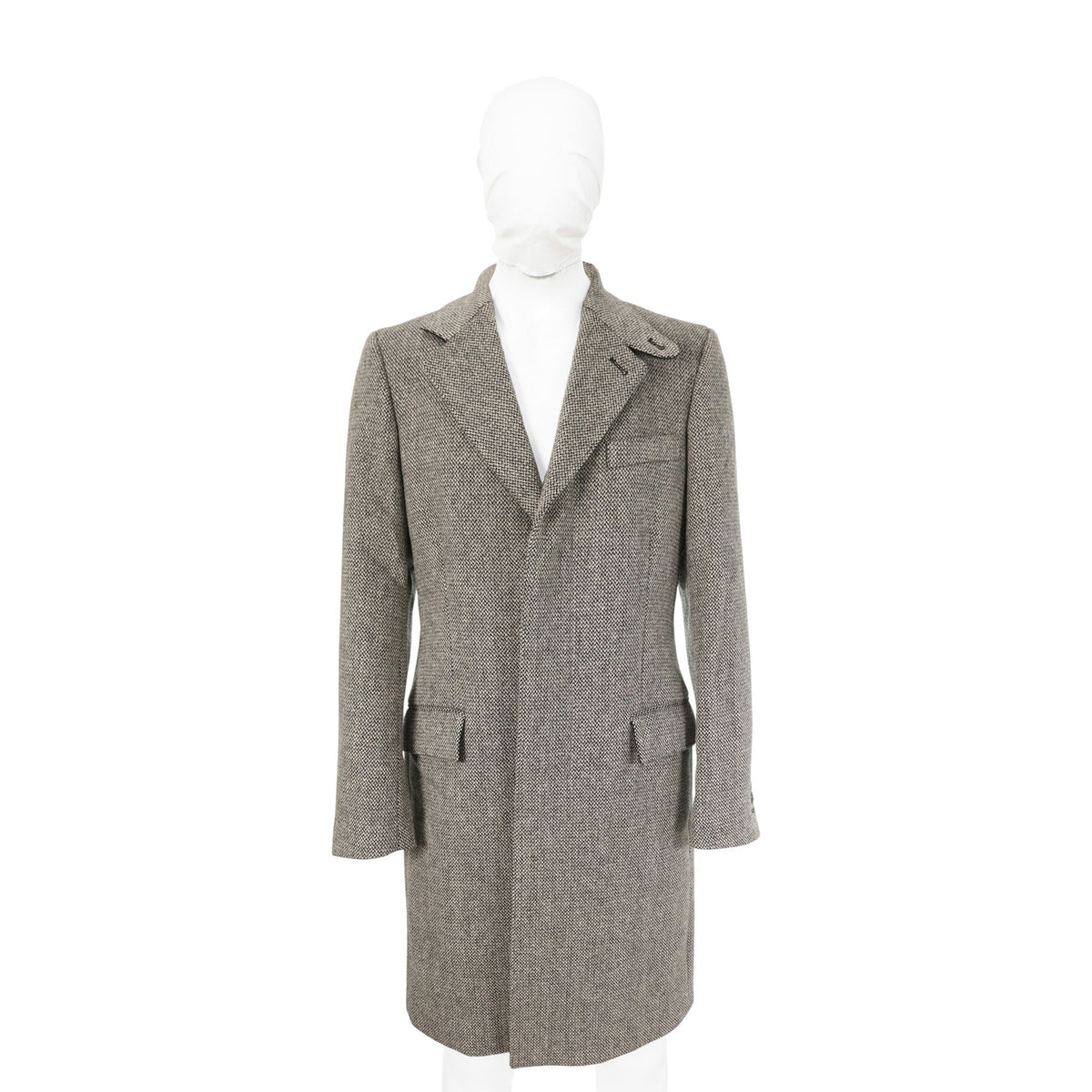 Maison Martin Margiela 04AW Wool Coat Light Gray Size 46