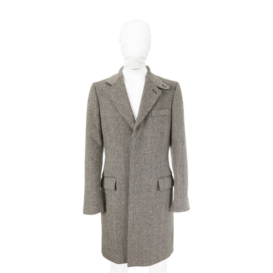 Maison Martin Margiela 04AW Wool Coat Light Gray Size 46