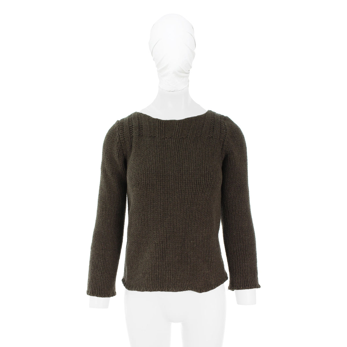 Maison Martin Margiela FW03 Brown Long Sleeve Shirt Size M