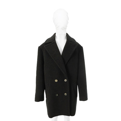 CELINE Gray Wool Coat Size 36