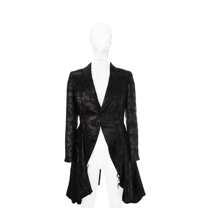 COMME des GARCONS HP 2020 S/S Coat Black Wool Silk Size S