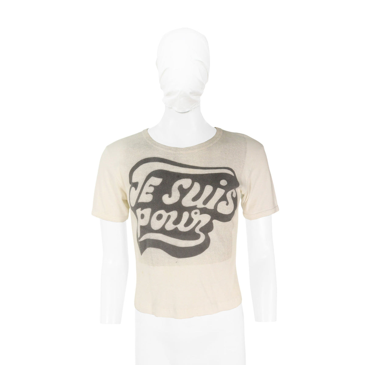 Maison Martin Margiela White Gray T-Shirt Size S