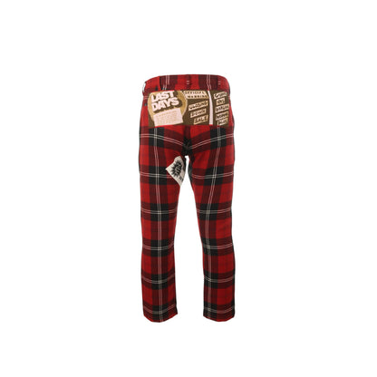 COMME des GARCONS 2008 A/W Wool Pants Red Black Size S