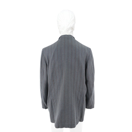 COMME des GARCONS 1999 S/S Jacket Grey Bordeaux Size S
