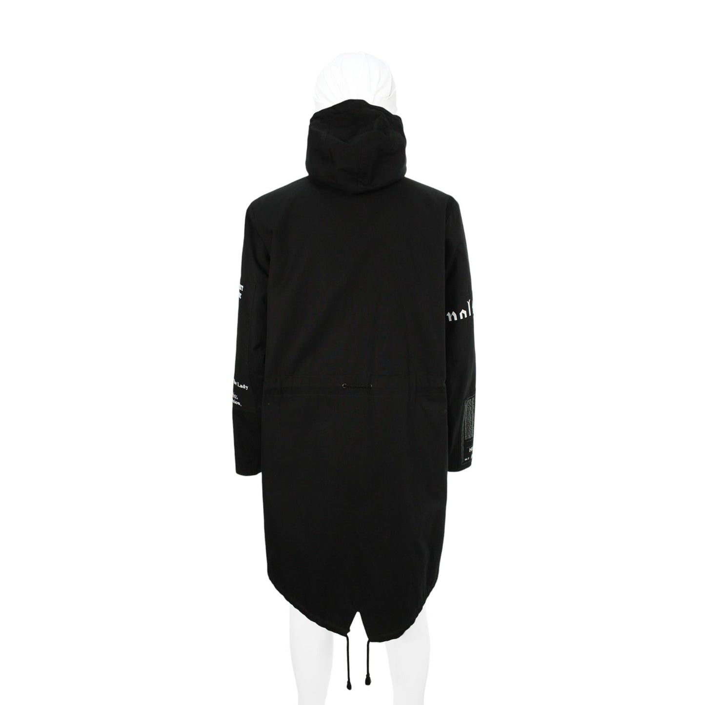 RAF SIMONS 2005 A/W Cotton Coat Black White Size 44