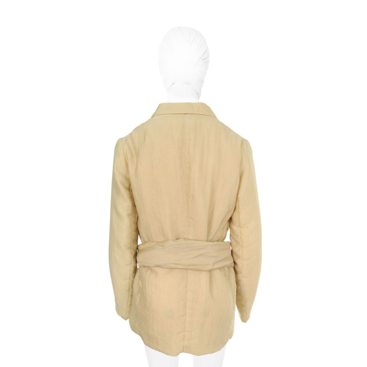 Helmut Lang Cupra Nylon Belt Beige Size 40