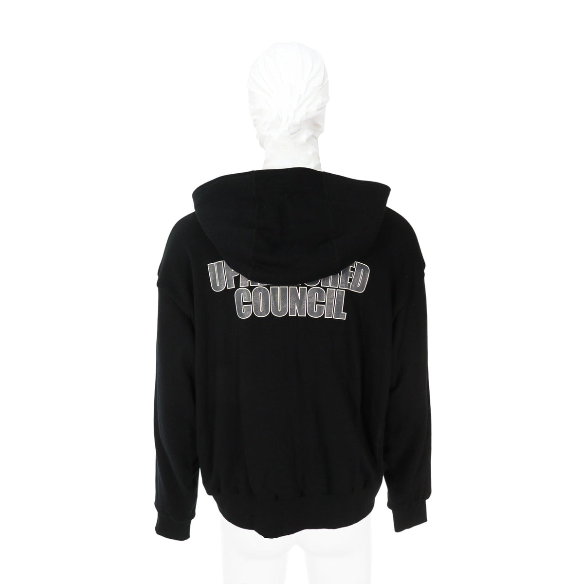 UNDERCOVER 2000 S/S Black Gray Cotton Hoodie Size L
