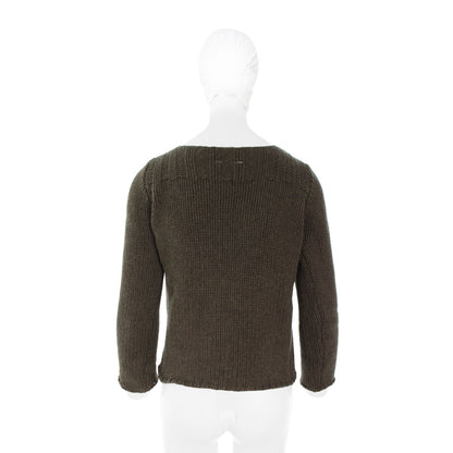 Maison Martin Margiela FW03 Brown Long Sleeve Shirt Size M