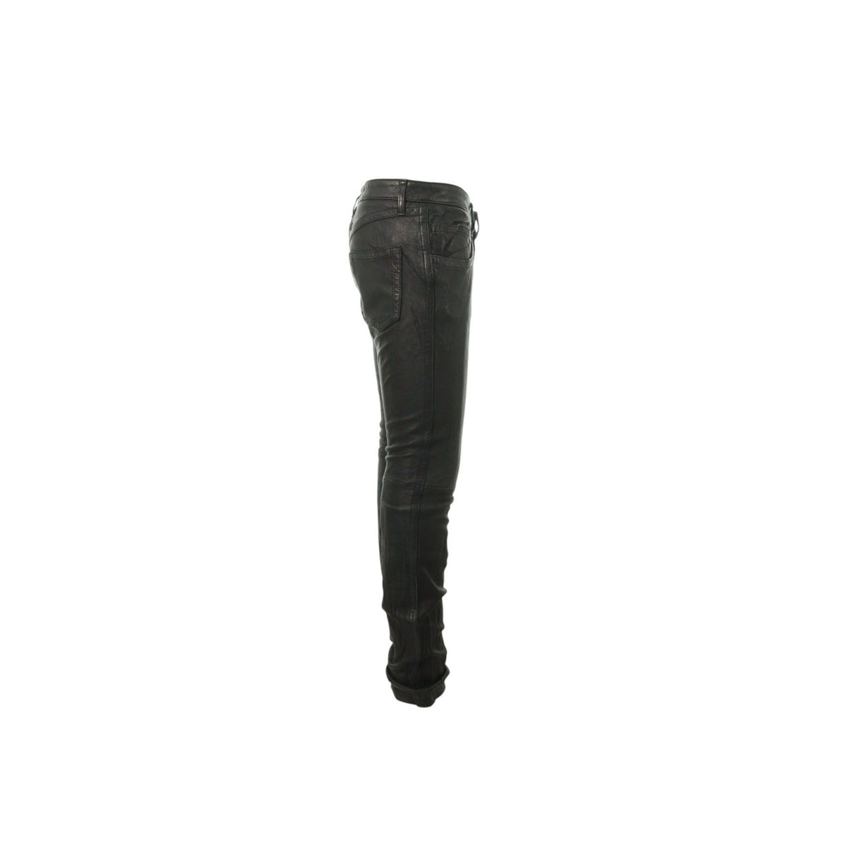 JEAN'S PAUL GAULTIER Black Sheepskin Casual Pants Size 48