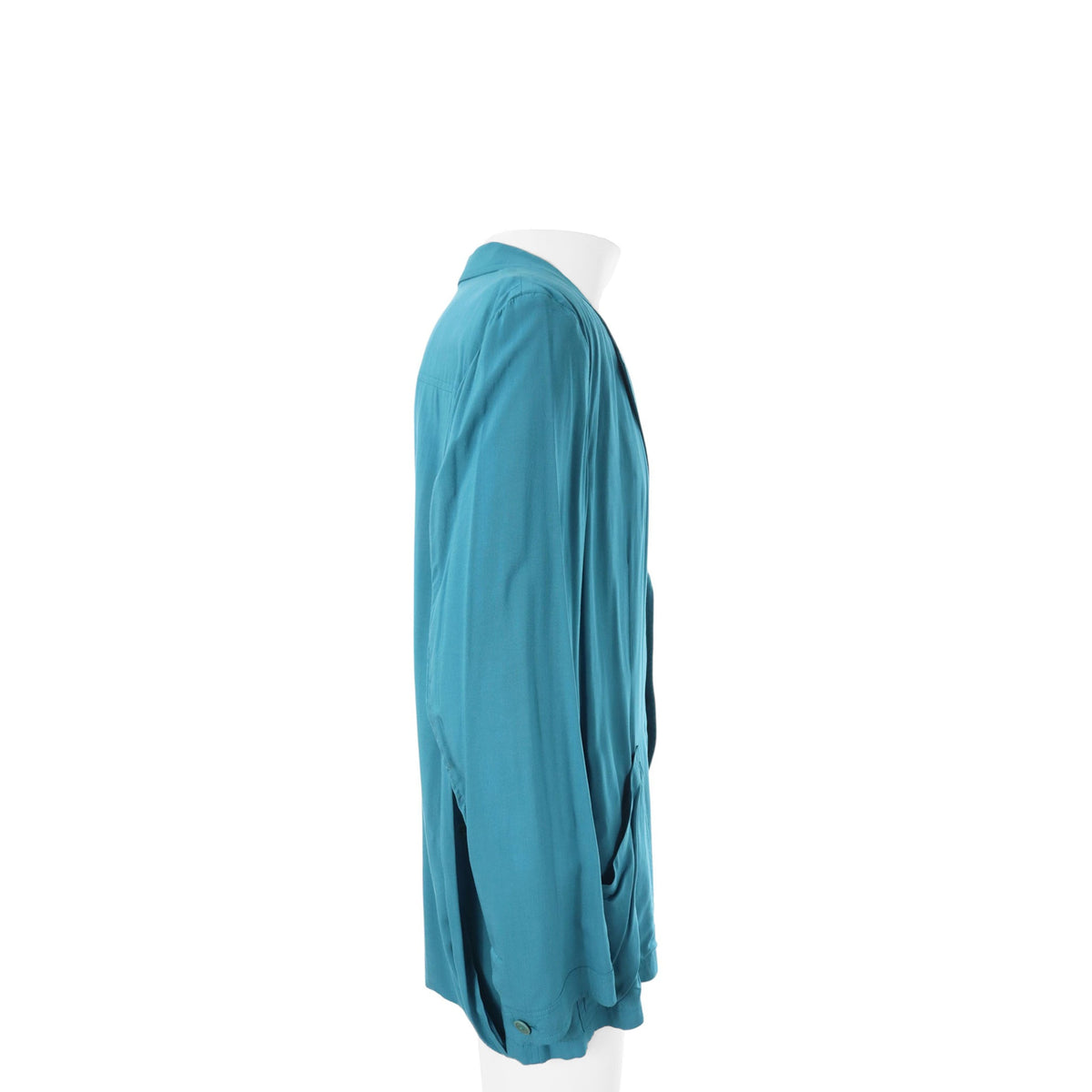 Yohji Yamamoto 2013 S/S Rayon Cupro Jacket Blue Size 2