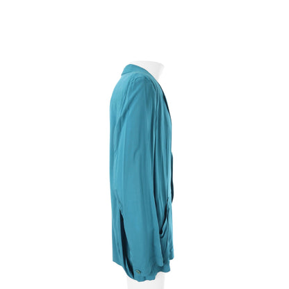 Yohji Yamamoto 2013 S/S Rayon Cupro Jacket Blue Size 2