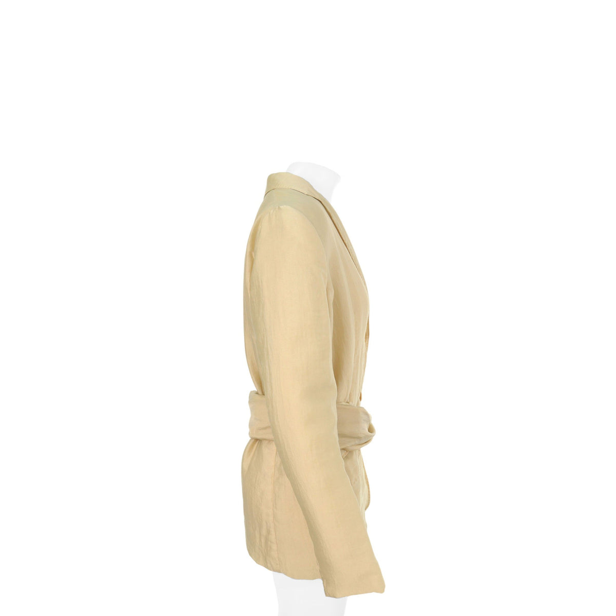 Helmut Lang Cupra Nylon Belt Beige Size 40