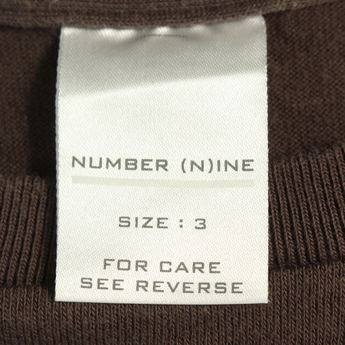 NUMBER (N)INE 2002AW Cotton T-Shirt Multi Size 3