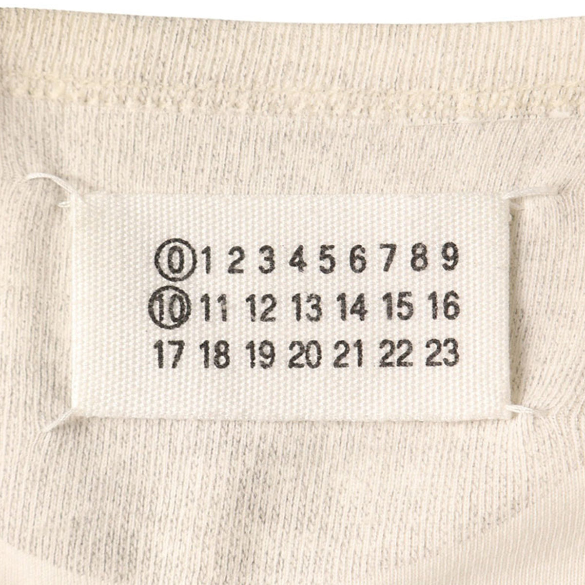 Maison Martin Margiela White Gray T-Shirt Size S