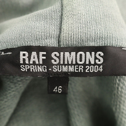 RAF SIMONS 2004 S/S Cotton Hoodie Green Size 46