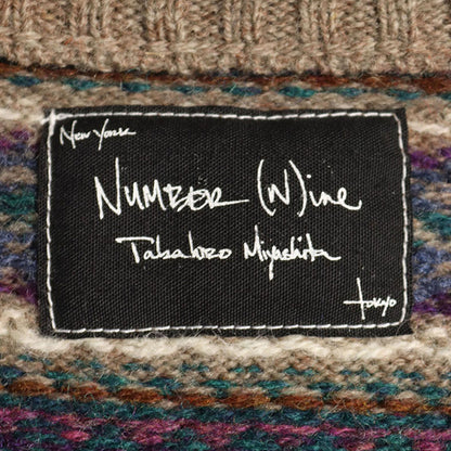 NUMBER (N)INE Wool Sweater Brown Size 2