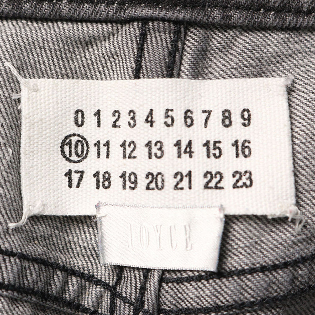 Maison Martin Margiela 2007 S/S Gray Denim Size 46