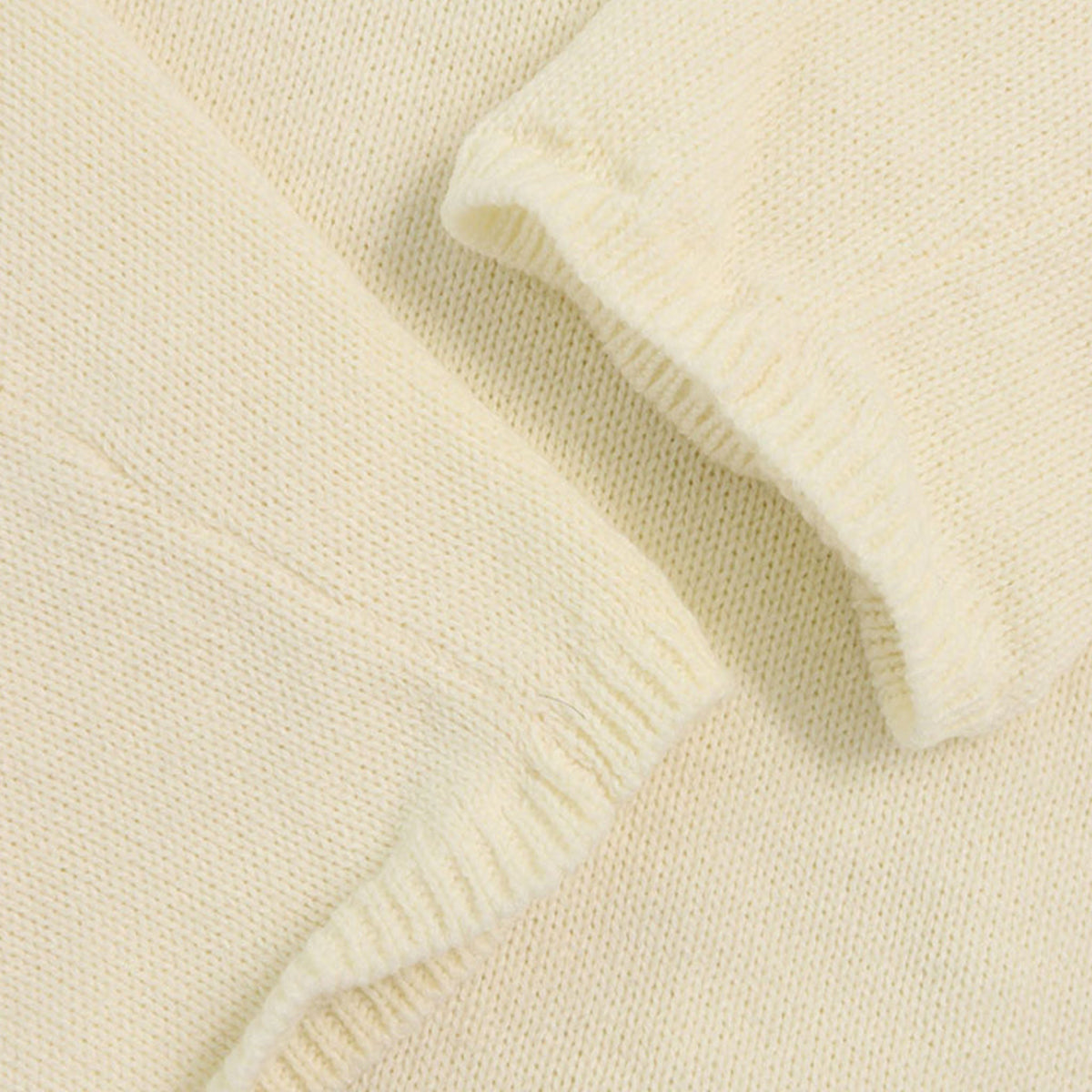 COMME des GARCONS 2022 A/W Off-White Acrylic Sweater Size XS