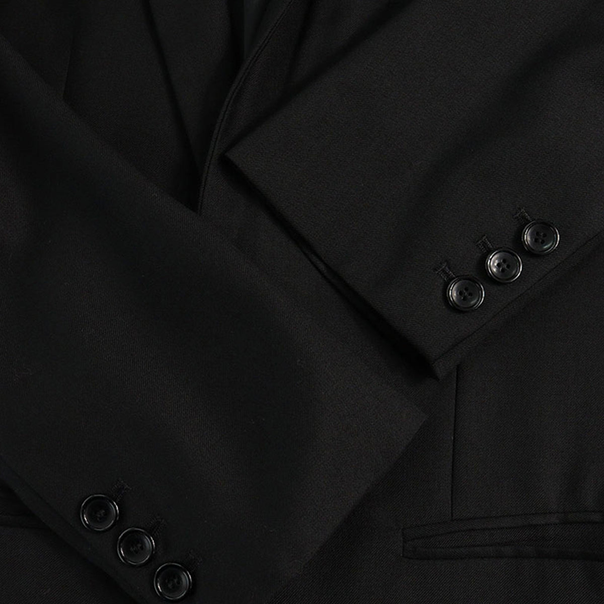RAF SIMONS 2007 A/W Wool Jacket Black Size 44