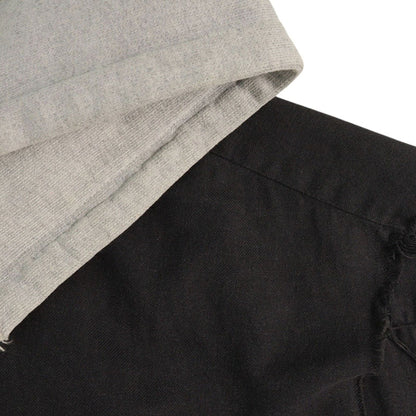 RAF SIMONS 2002 FW Cotton Long Sleeve Black Gray