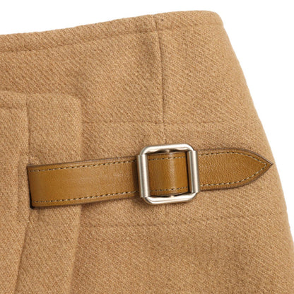 Hermes HERMÈS by Martin Margiela Sheepskin Skirt Size 36