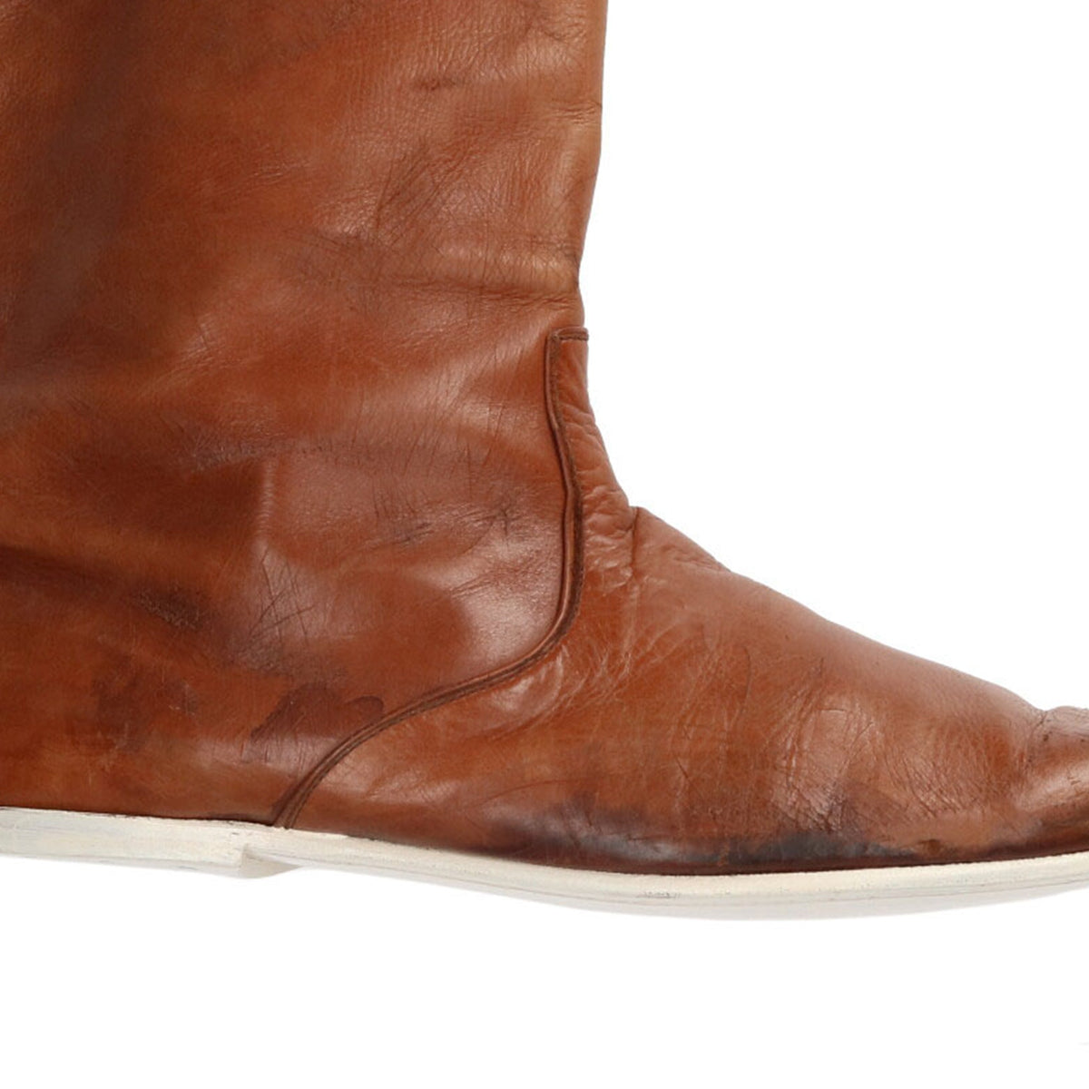 NUMBER (N)INE Brown/White Boots