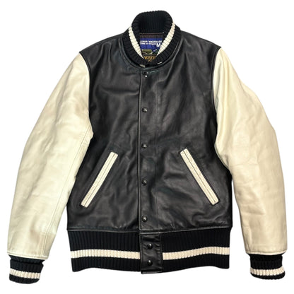 COMME des GARCONS JWM x Vanson Jacket Black/White Size XS