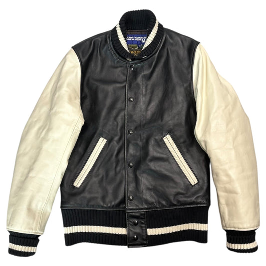 COMME des GARCONS JWM x Vanson Jacket Black/White Size XS