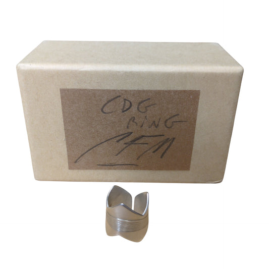 COMME des GARCONS x Peter Foster Edge Silver Ring Size JP 13