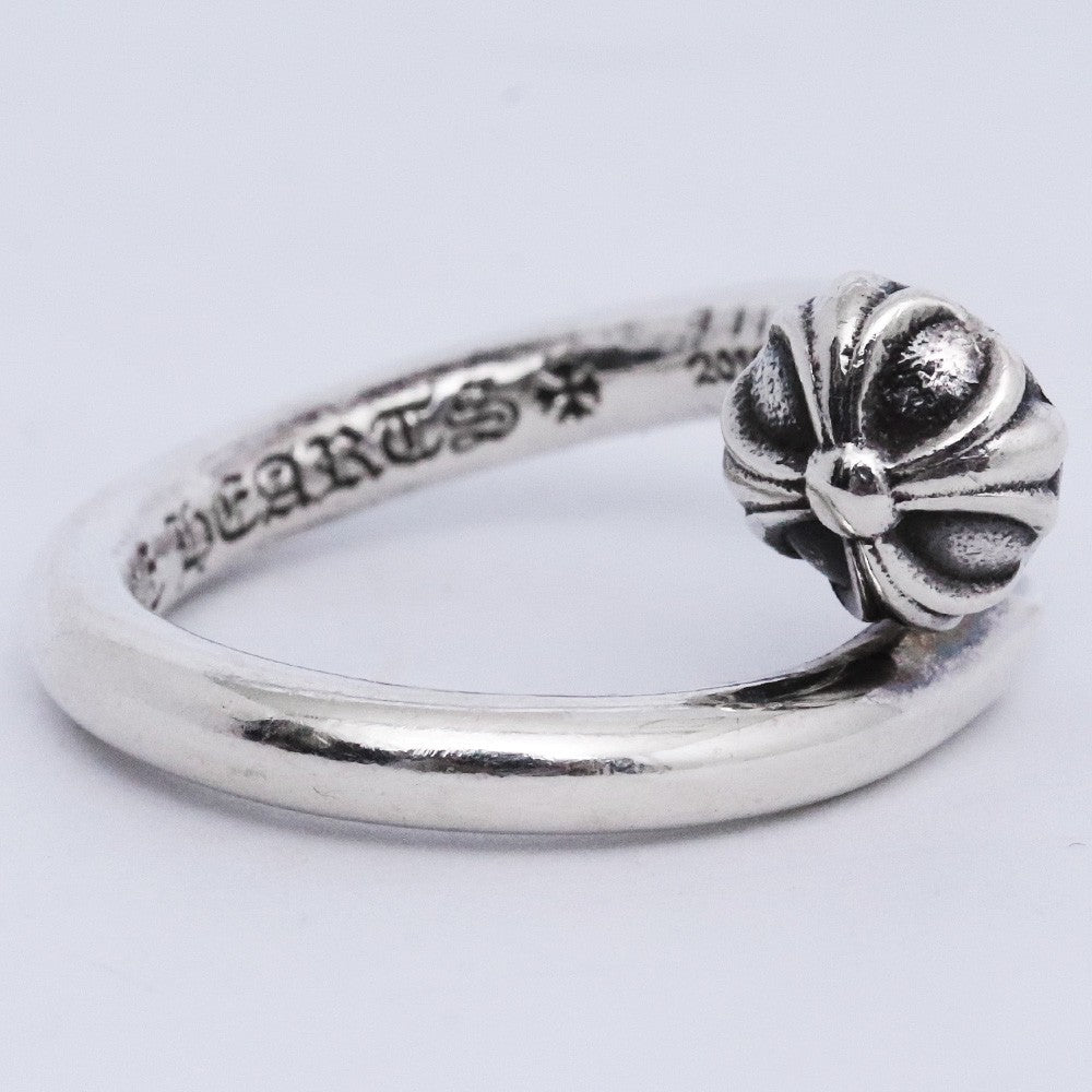 CHROME HEARTS NAIL CROSS BALL RING Silver Ring Size ONE SIZE