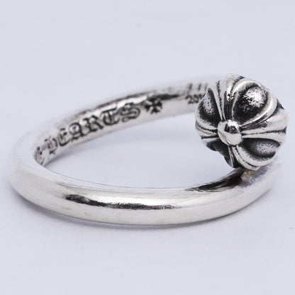 CHROME HEARTS NAIL CROSS BALL RING Silver Ring Size ONE SIZE
