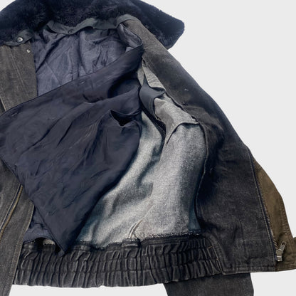 PIA SPORTS Denim Jacket Black Size L