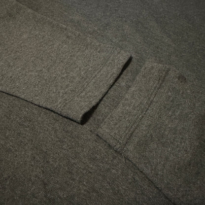 Edition Dark Gray Cotton Cashmere Blend Sleeve Tee