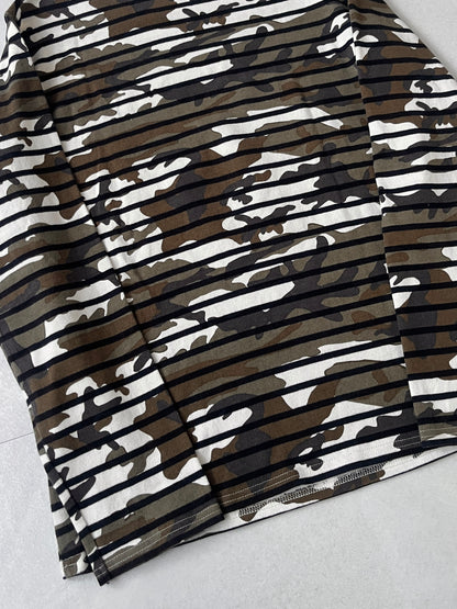 Sophnet. Camo Border Long Sleeve Shirt Size M
