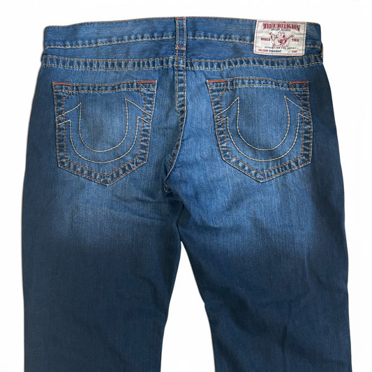 True Religion Denim Jeans Straight Size W38