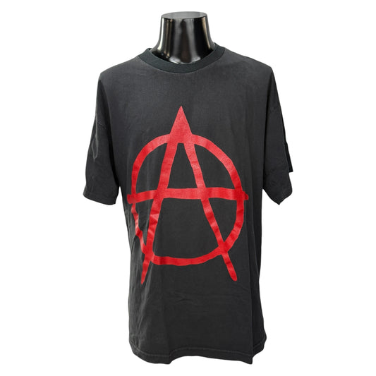 Anarchy 90s Vintage "Punk's Not Two-Sided T-Shirt Size XL