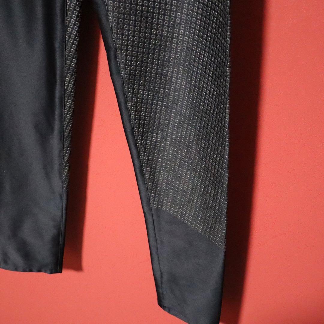 Noir Kei Ninomiya 14AW Printed Asymmetrical Pants Size S