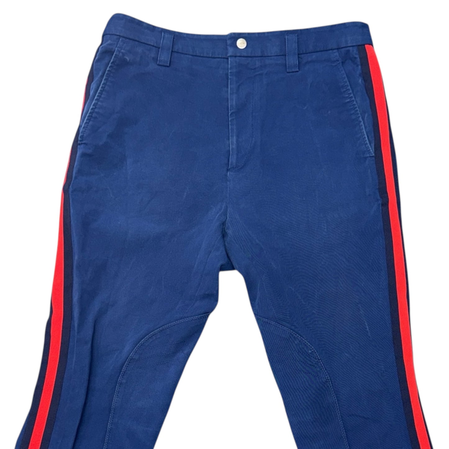 Gucci Royal Blue Side Stripe Pants 2019 Michele Era Size 34