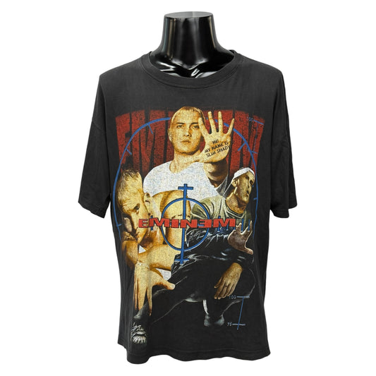 EMINEM Vintage "Slim Shady LP" Portrait T-Shirt Size XL
