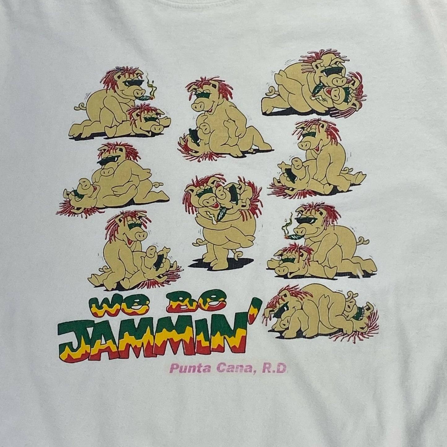 WK knits 90s T-Shirt White Size XL