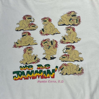 WK knits 90s T-Shirt White Size XL