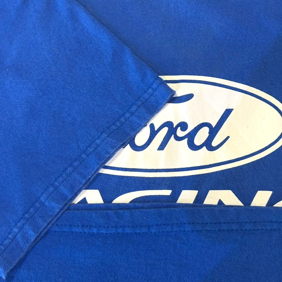 Ford Racing Corporate Logo T-Shirt Blue Size L