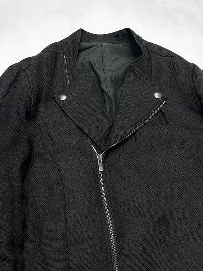 Diet Butcher Slim Skin Linen Double Rider Jacket Size 1