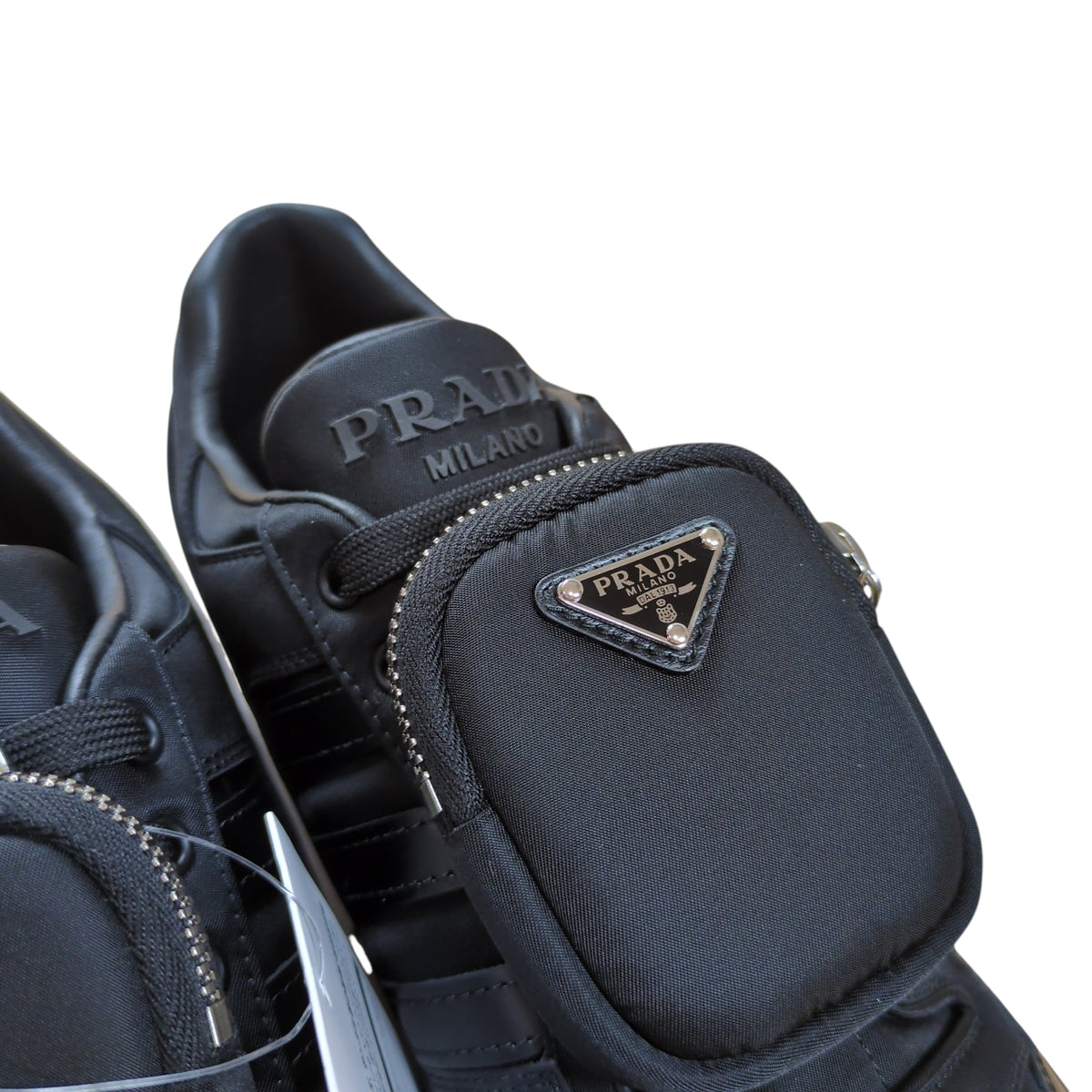 PRADA x adidas Re-Nylon Forum Low Sneakers Black Size 27.5cm